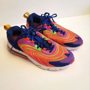 Nike Air Max 270 React ENG "Laser Crimson Orange" sz 6Y